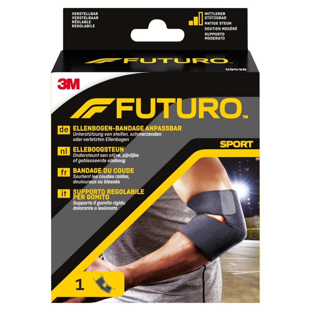 Futuro Sport Soporte de articulación de codo ajustable 16,5-34,3 cm