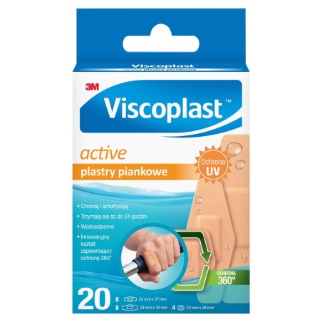 Viscoplast Active Foam patches 20 pieces