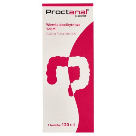 Proctanal Enema Zdravotnický prostředek rektální klystýr 120 ml