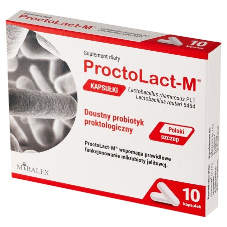 ProctoLact-M Suplement diety doustny probiotyk proktologiczny 4 g (10 x 400 mg)