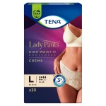 TENA Lady Pants Crème Plus Saugfähige Unterwäsche für Damen L 30 Stück