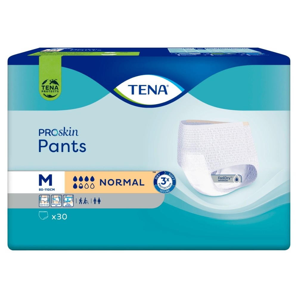 TENA ProSkin Pants Normal Zdravotnické absorpční kalhotky M 30 kusů