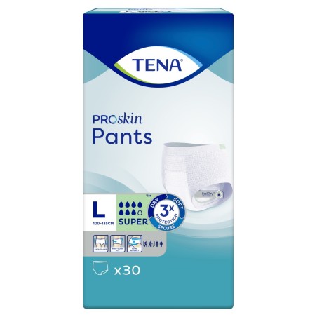 TENA ProSkin Pants Super Medical absorpční kalhotky L 30 kusů