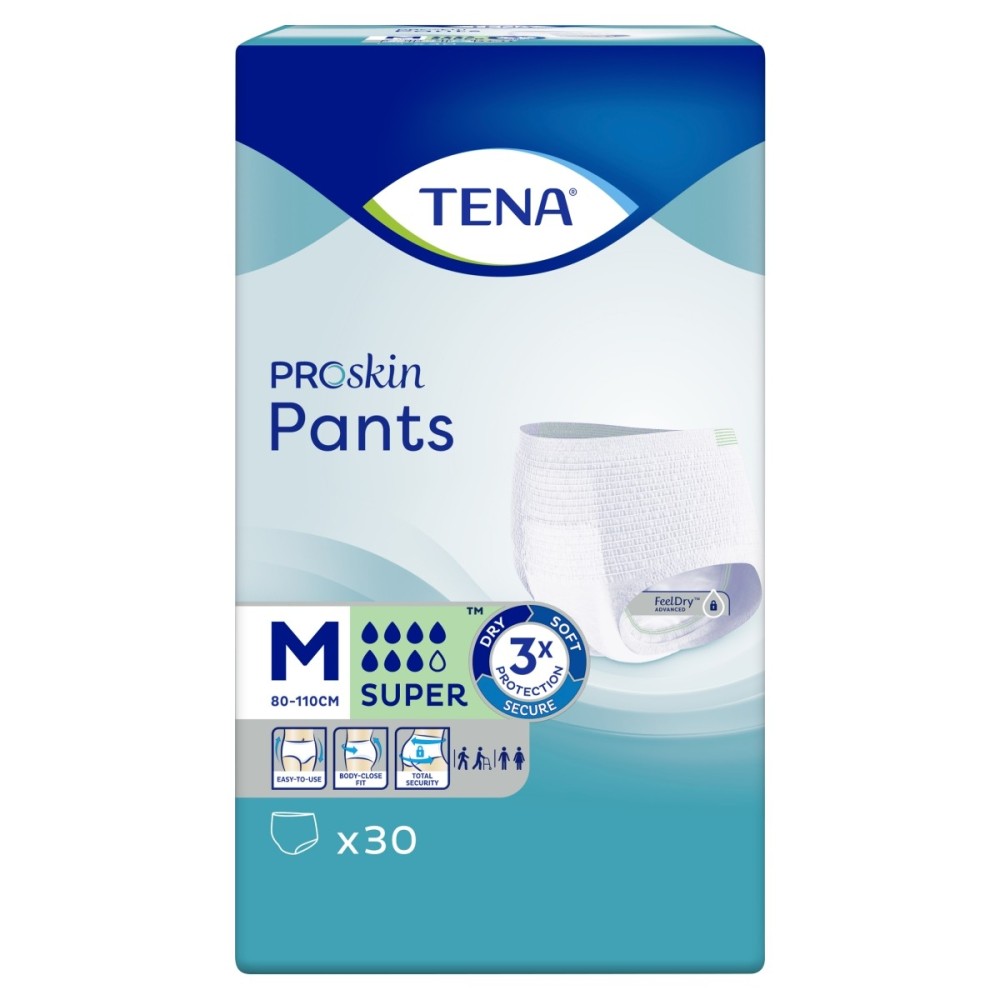 TENA ProSkin Pants Super Medical absorpční kalhotky M 30 kusů