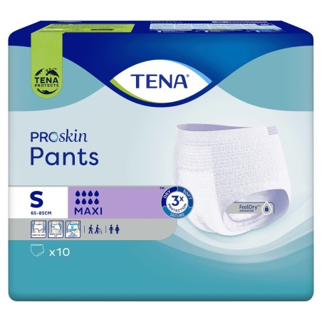 TENA ProSkin Pants Maxi Bragas absorbentes S 10 piezas