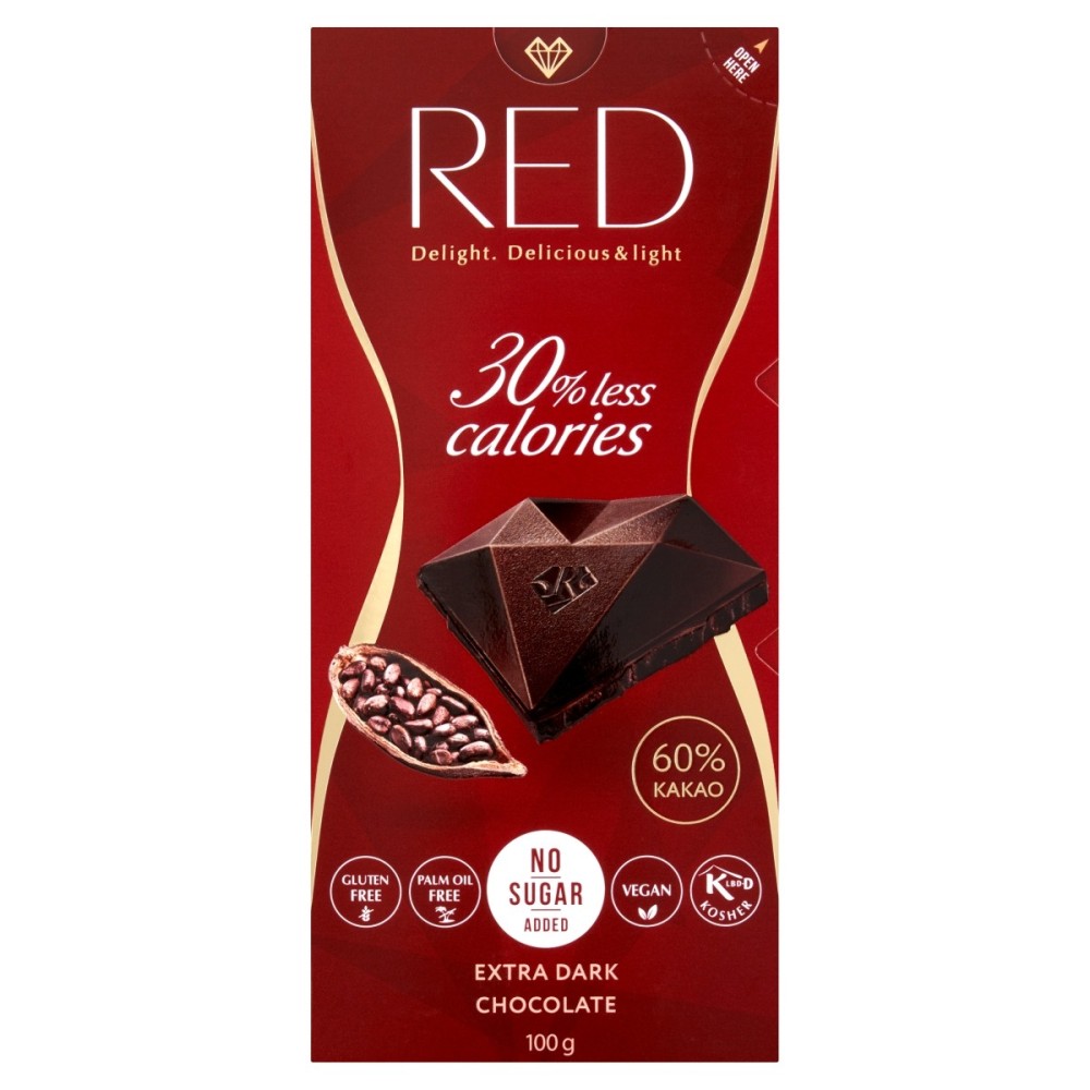 Red Delight Chocolate negro 100 g