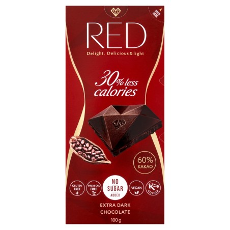 Red Delight Dark chocolate 100 g