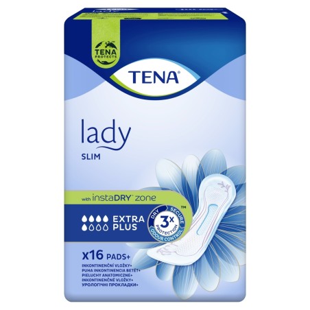 TENA Lady Slim Extra Plus Anatomical diapers 16 pieces