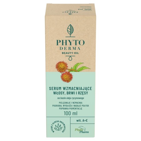 PhytoDerma Beauty Oil Serum fortalecedor del cabello de cejas y pestañas 100 ml