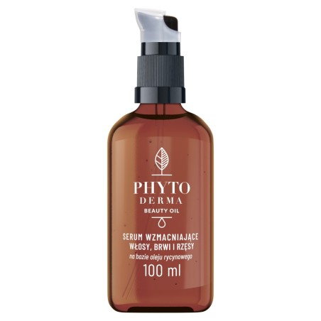 PhytoDerma Beauty Oil Serum strengthening eyebrow and eyelash hair 100 ml