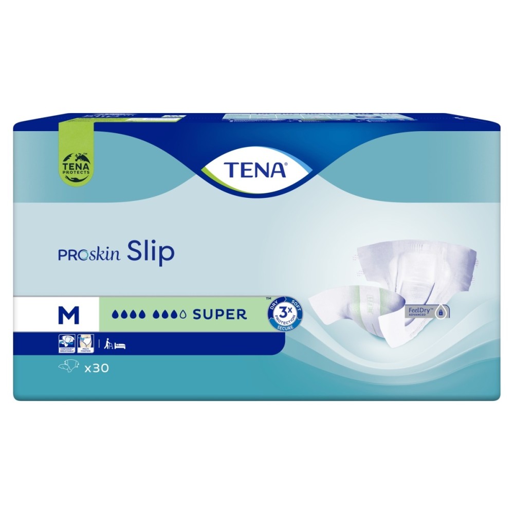 TENA ProSkin Slip Super Diapers M 30 pieces
