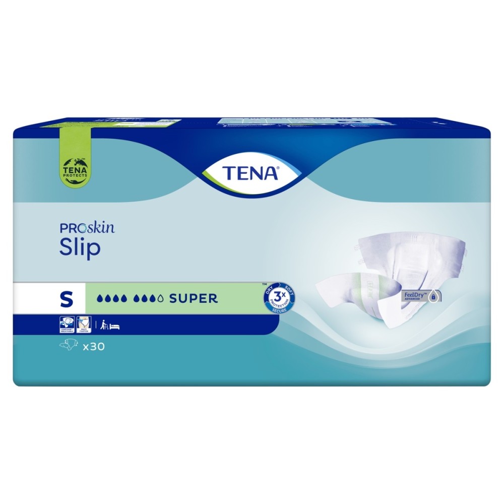 TENA ProSkin Slip Super Diaper Panties S 30 pieces