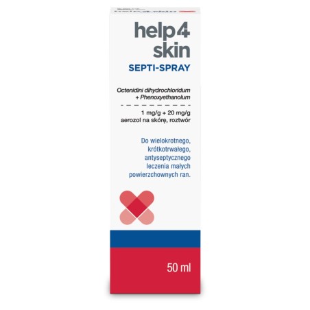 Help4Skin SEPTI-SPRAY, aerozol na skórę, 50ml