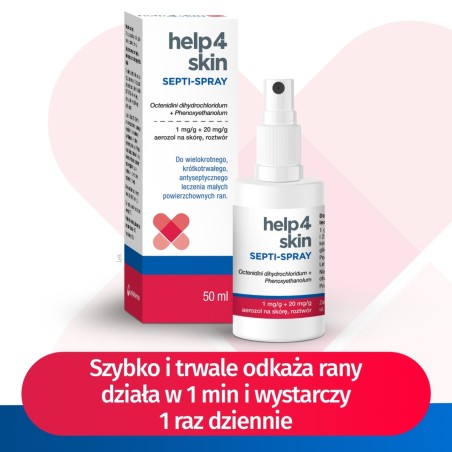 Help4Skin SEPTI-SPRAY, skin aerosol, 50ml