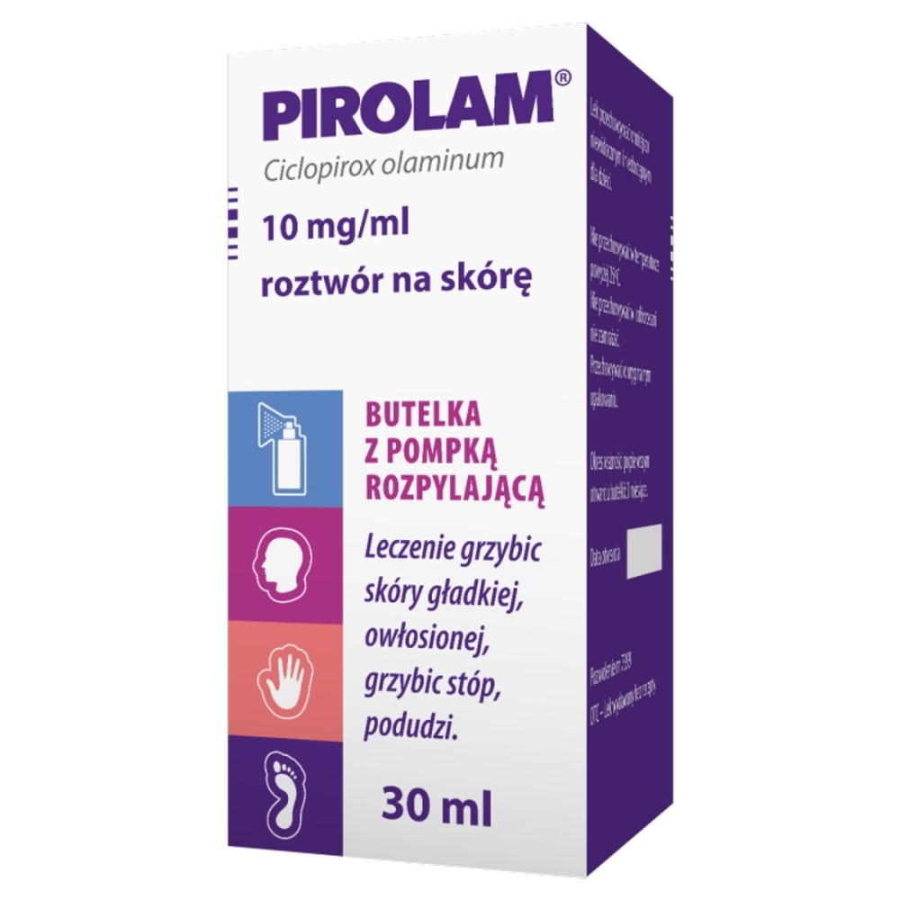 Pirolam solution pour la peau 1% flacon 30 ml