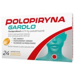 Polopiryna Throat (8,75 mg) pastilles dures aromatisées à l'orange x 24