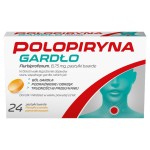 Polopiryna Throat (8,75 mg) pastilles dures aromatisées à l'orange x 24