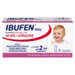 Ibufen Baby 125 mg 5 x czop.