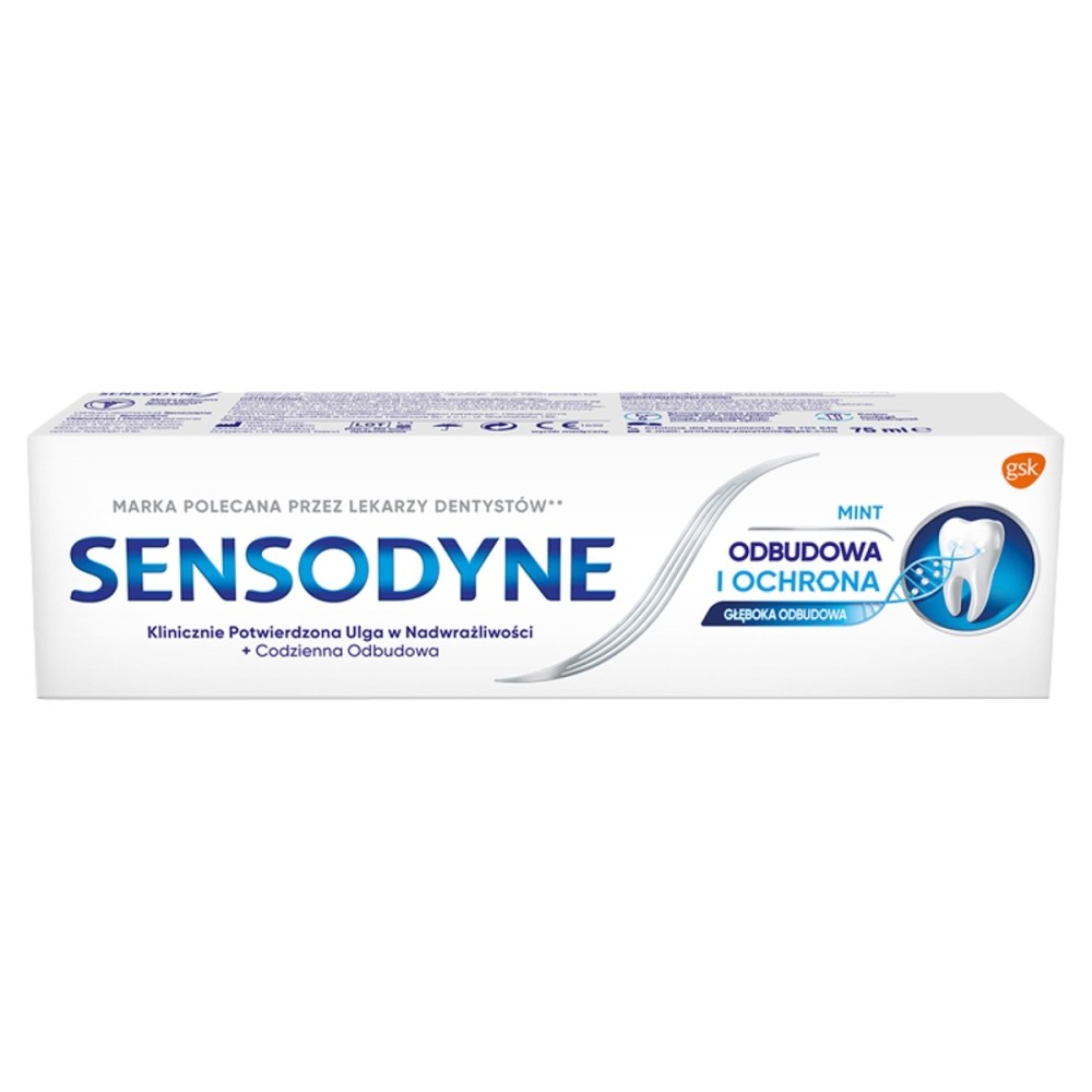 Sensodyne Mint Ricostruzione e Protezione Dispositivo medico dentifricio al fluoro 75 ml