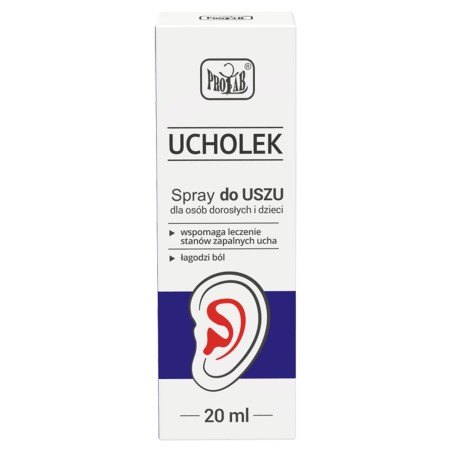 Ucholek Dispositivo médico spray para oídos 20 ml