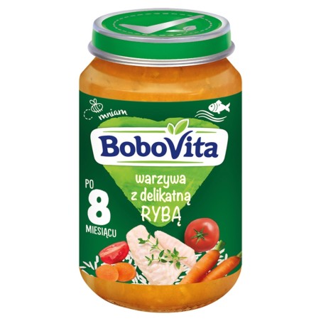 BoboVita Vegetables with delicate fish after 8 months 190 g