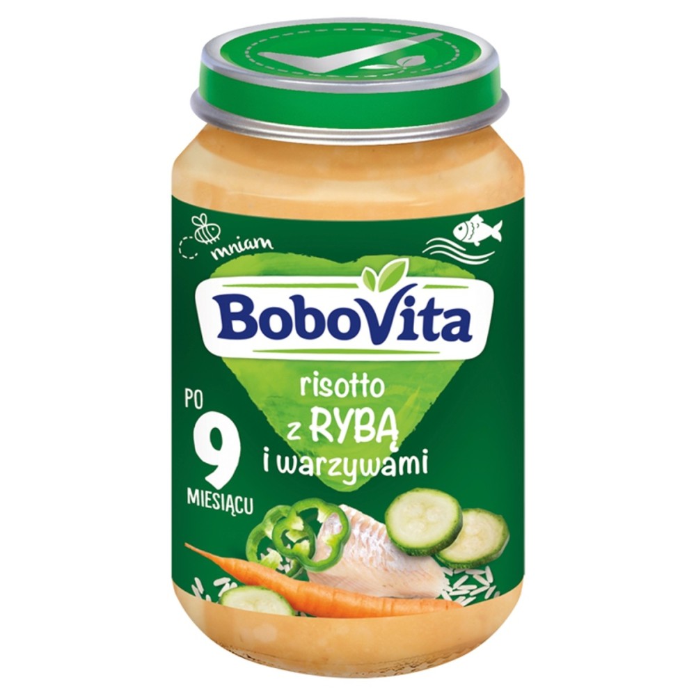 BoboVita Risotto con pescado y verduras a partir de los 9 meses 190 g