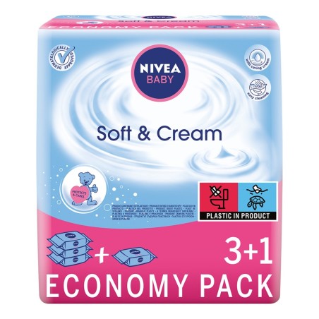 Soft&Cream baby wipes 4X63 pcs