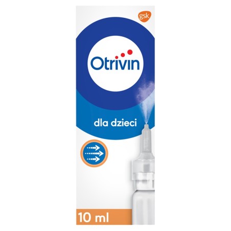 Otrivin 0,5 mg/ml Aerozol do nosa dla dzieci 10 ml