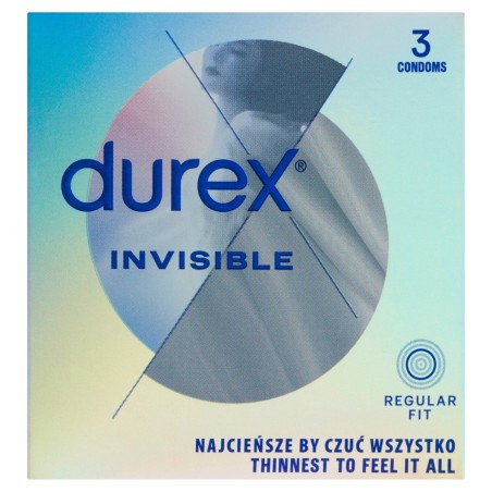 Durex Préservatifs Invisibles 3 pièces