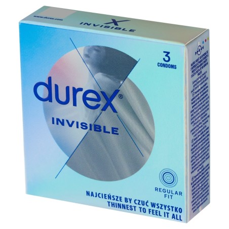 Durex Préservatifs Invisibles 3 pièces