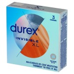 Durex Invisible XL kondomy 3 kusy
