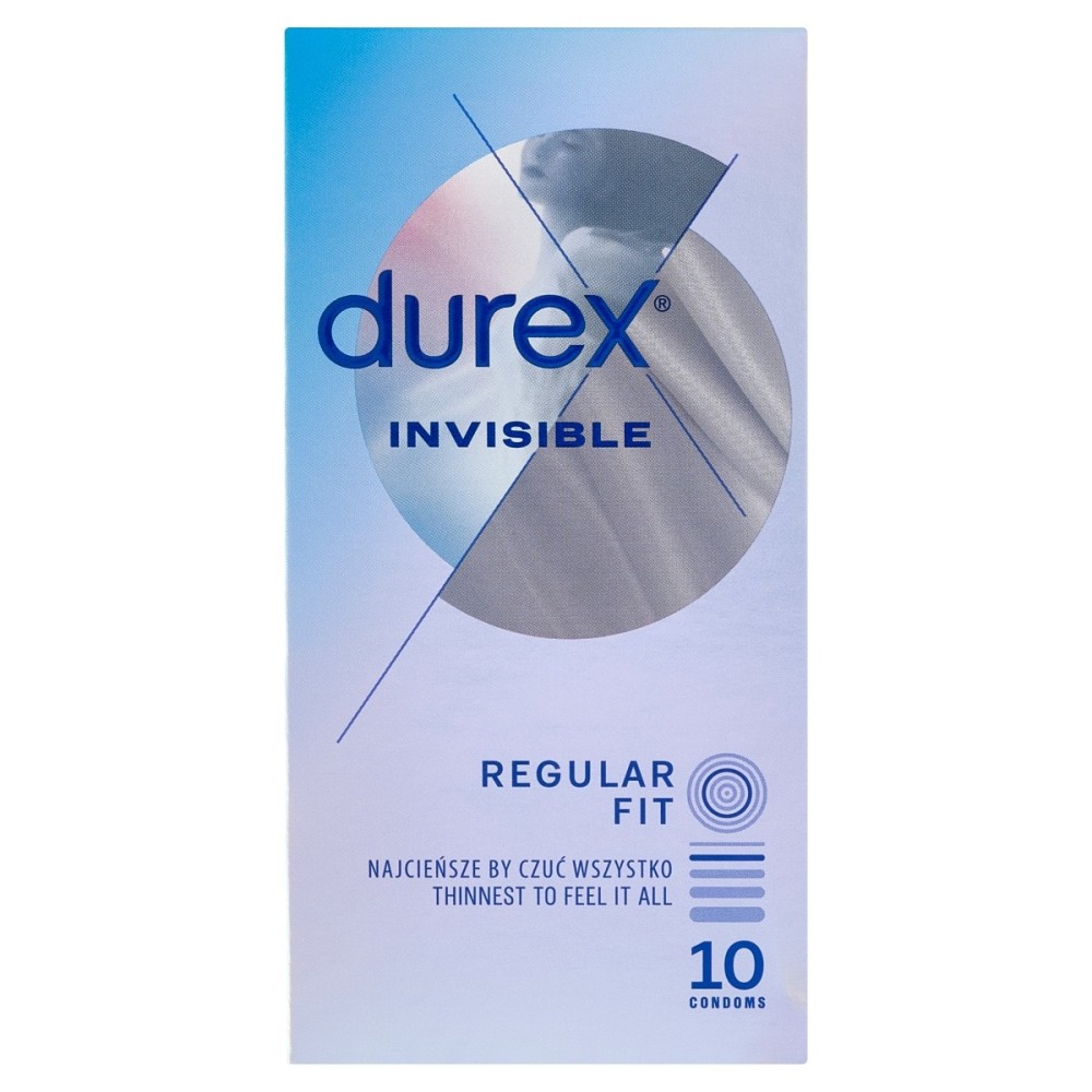 Durex Invisible Medical Device Kondome 10 Stück