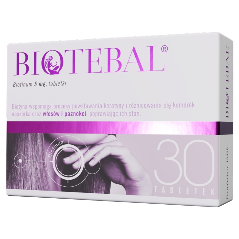 Biotebal 5 mg x 30 comprimidos.