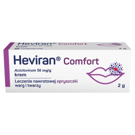 Heviran Comfort krem ​​50 mg/g x 2 g