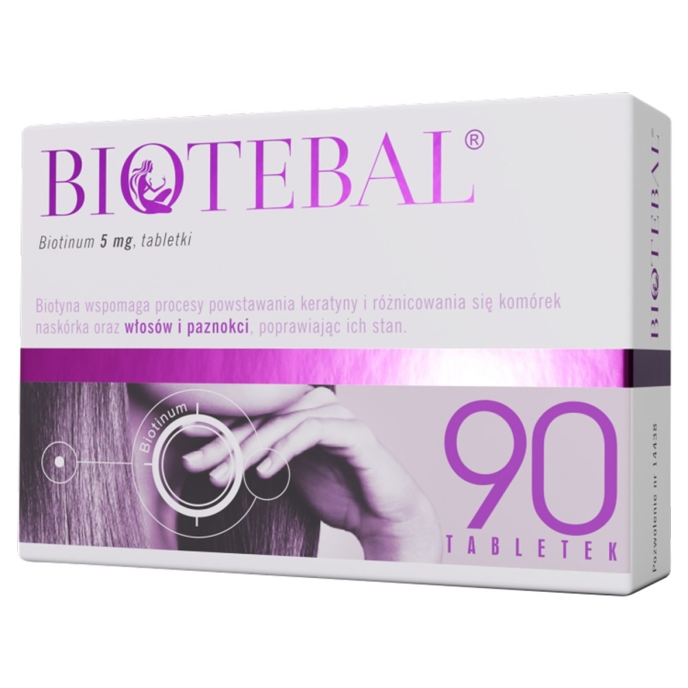 Biotebal 5 mg x 90 comprimidos.