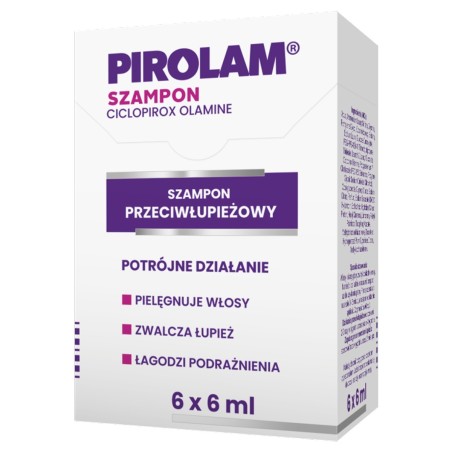 Shampoing Pirolam 6 ml x 6 sachets