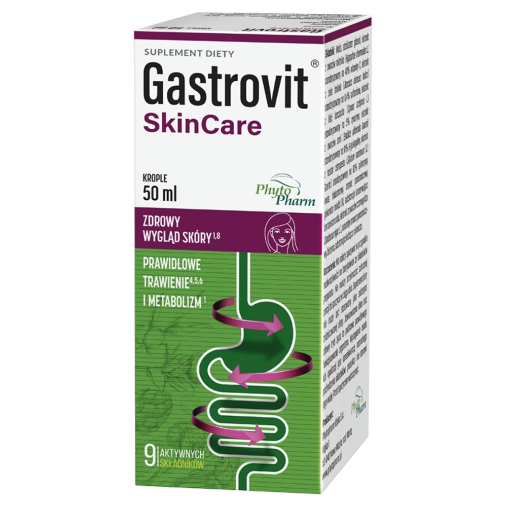 Gastrovit SkinCare Suplement diety krople 50 ml