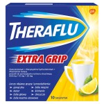 Theraflu Extra Grip 650 mg + 10 mg + 20 mg Médicament à multi ingrédients 10 unités
