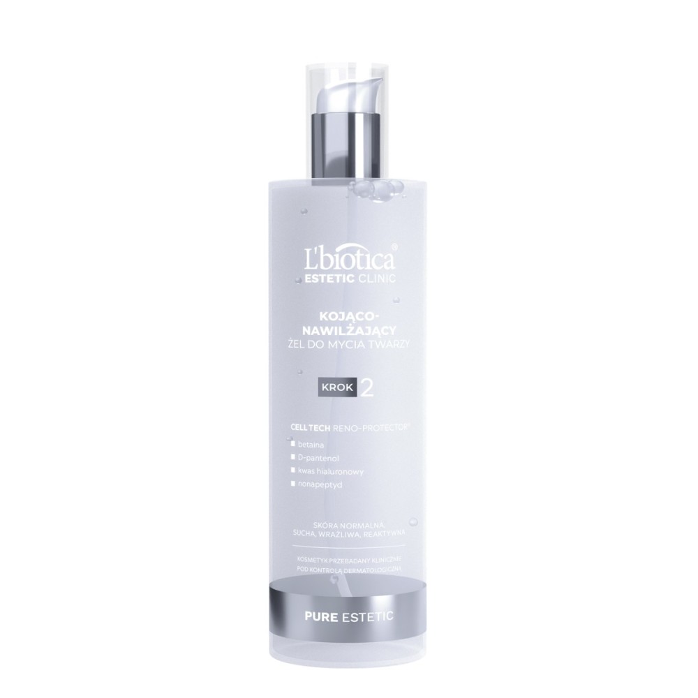 L'biotica Estetic Clinic PURE Estetic soothing moisturizing face wash gel 200 ml