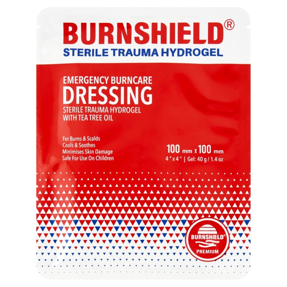 Burnshield Sterile Hydrogel Burn Dressing 100mm x 100mm