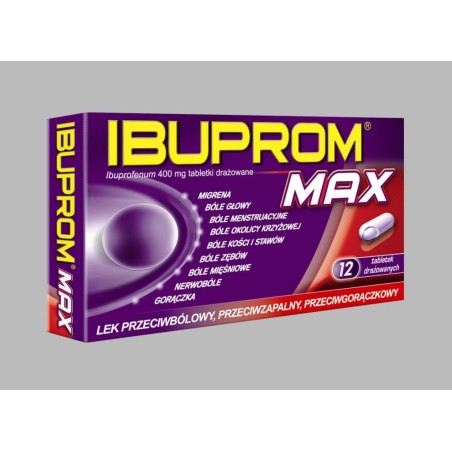 Ibuprom MAX x 12 tablets