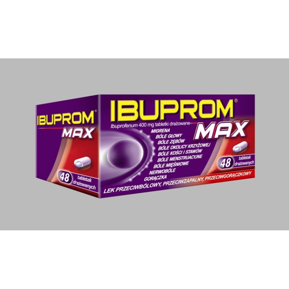 Ibuprom MAX x 48 tablets