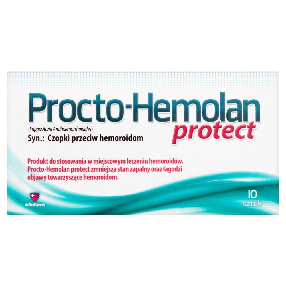 Procto-Hemolan Protect Supposte contro le emorroidi 10 pezzi