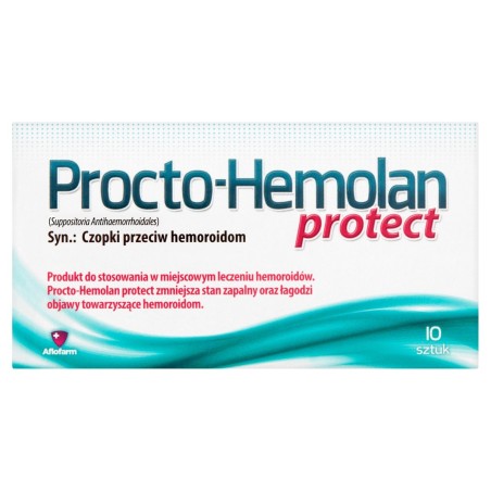 Procto-Hemolan Protect Suppositoires contre les hémorroïdes 10 pièces