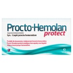 Procto-Hemolan Protect čípky proti hemoroidům 10 kusů