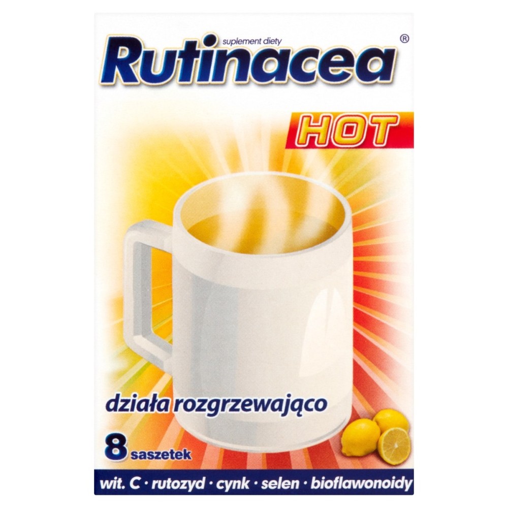 Rutinacea Hot Dietary supplement 8 pieces