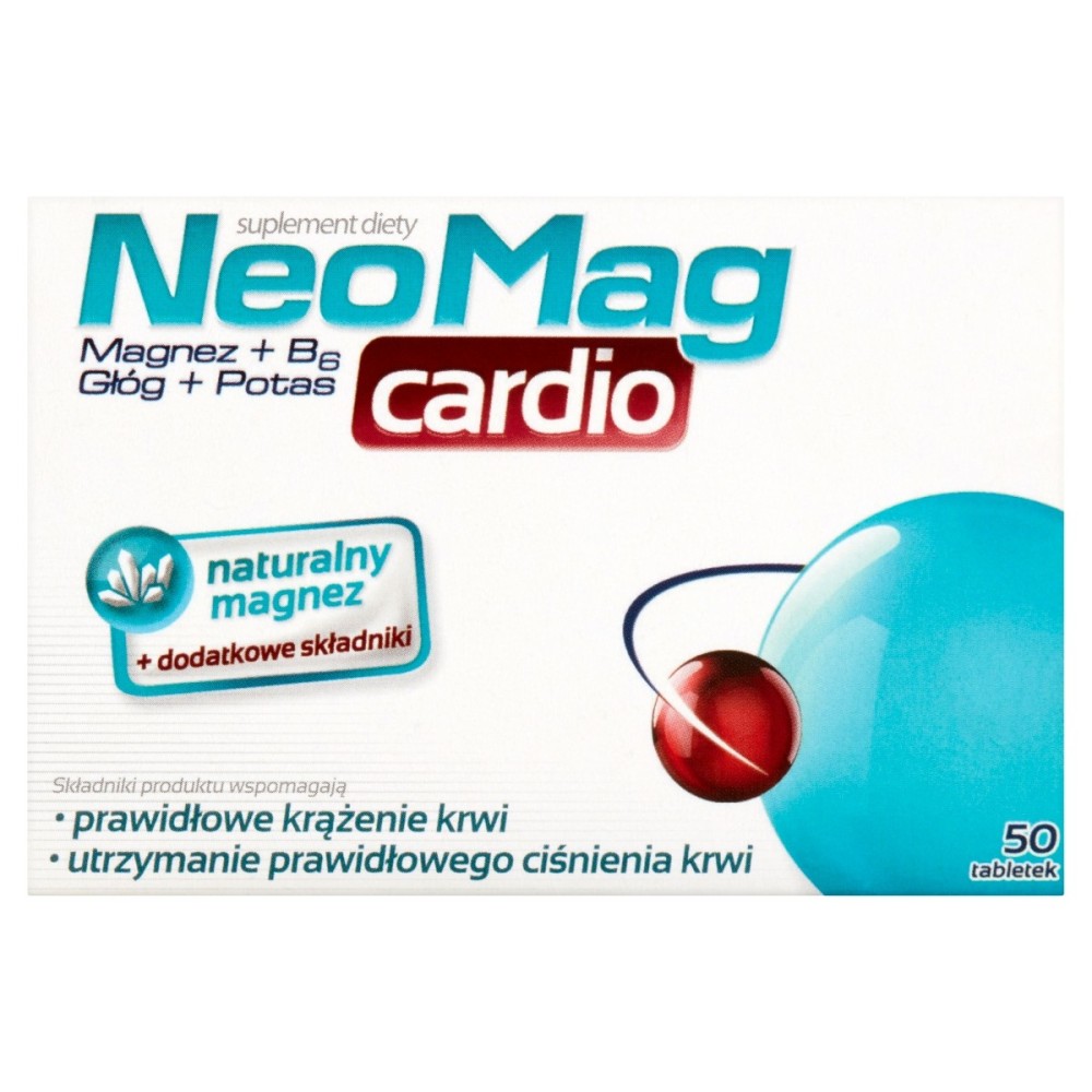 NeoMag cardio Dietary supplement 50 pieces