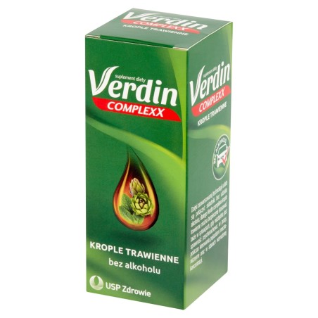 Verdin Complexx Complément alimentaire gouttes digestives sans alcool 40 ml
