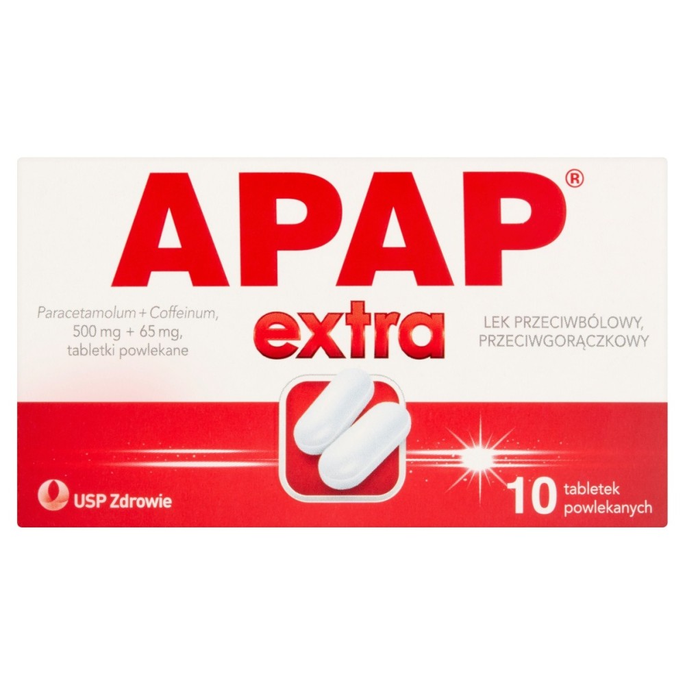 Apap Extra Antidouleur antipyrétique 10 pièces