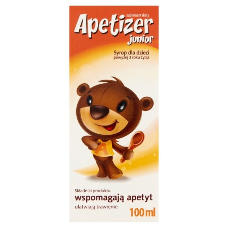 Apetizer Junior Dietary supplement syrup 100 ml